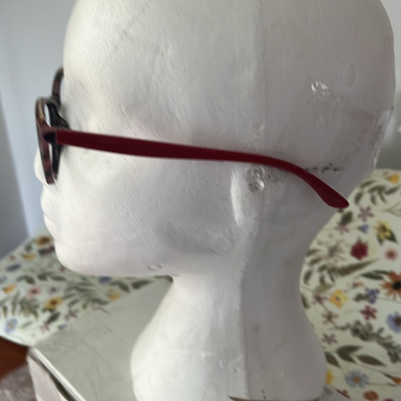Red tortoise eye glasses never worn sale eye wear - Picture 8 of 10